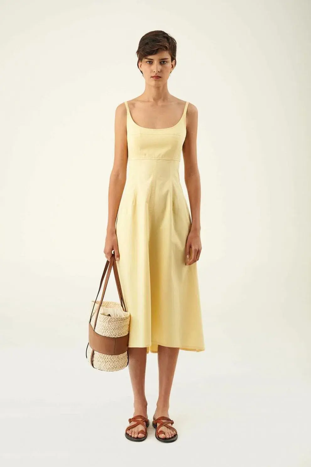 Oroton Structured Sundress Daffodil - Image 1