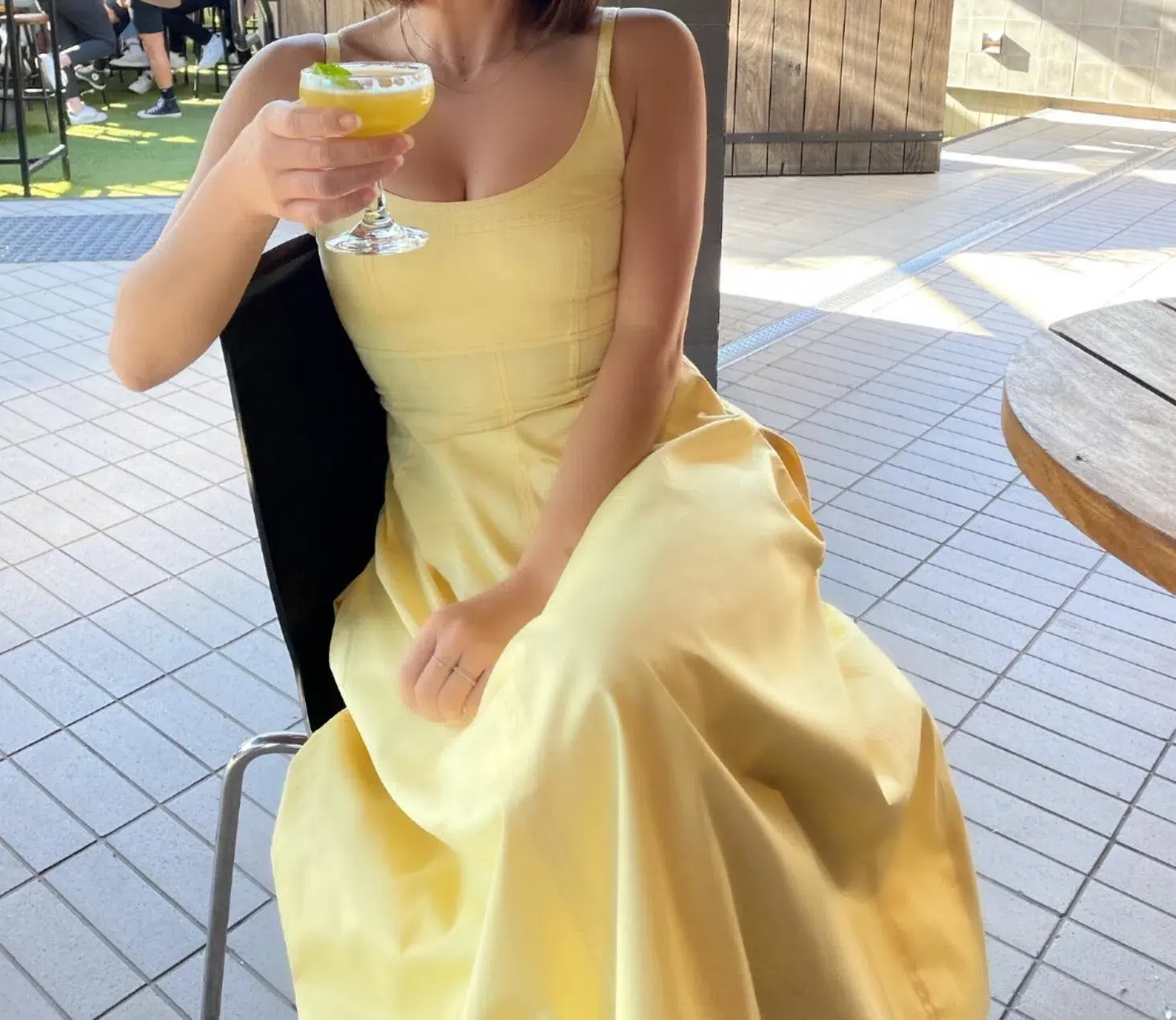 Oroton Structured Sundress Daffodil - Image 4