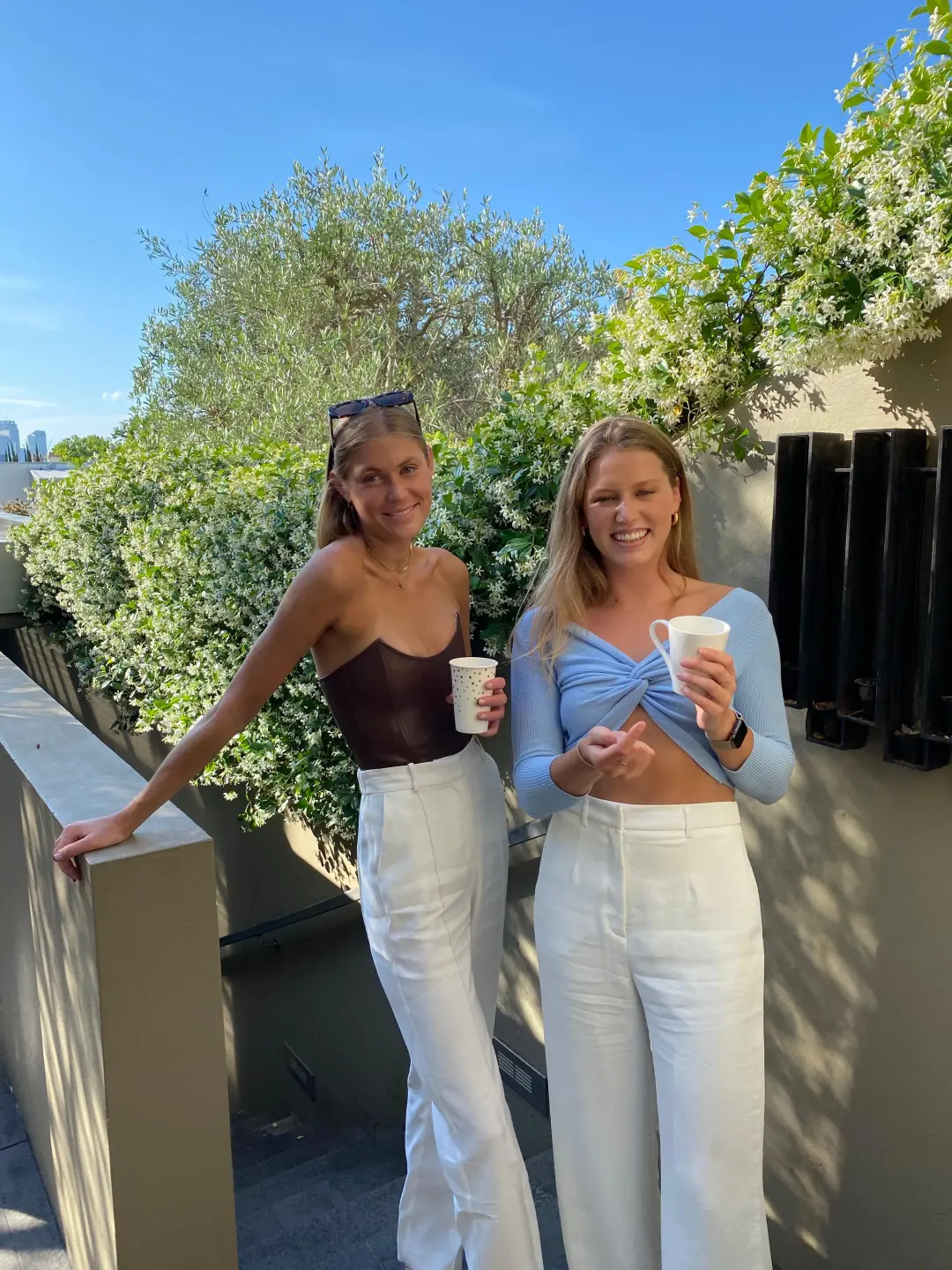 Miaou Leia Leather Corset Brown Size 6 for rent on The Volte - main image