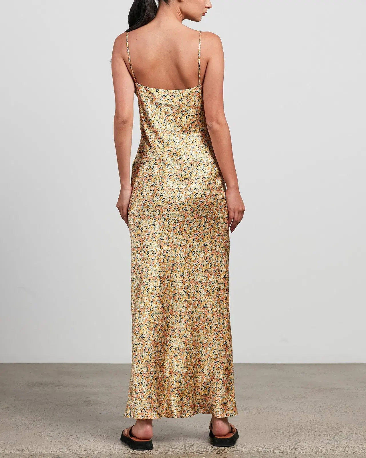 Bec & Bridge Golden Fields Silk Maxi Dress Floral Size 8 - Image 3