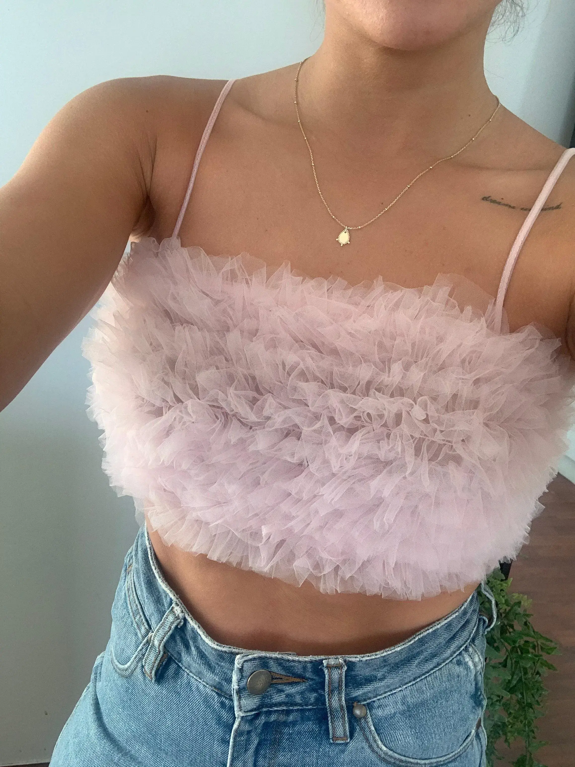 Dyspnea Riff Raff Crop Top Pink Size 6  - Image 3