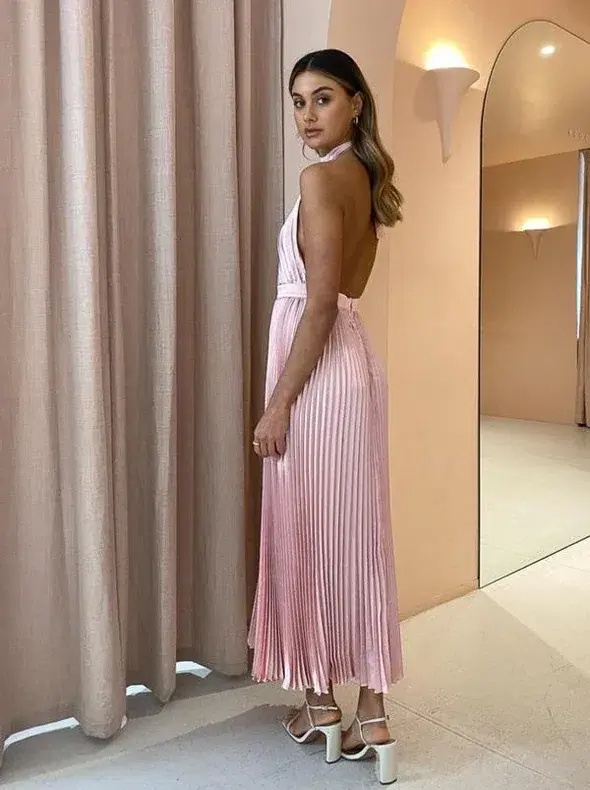 L'Idee Renaissance Gown Pink Size 8 for rent on The Volte - main image