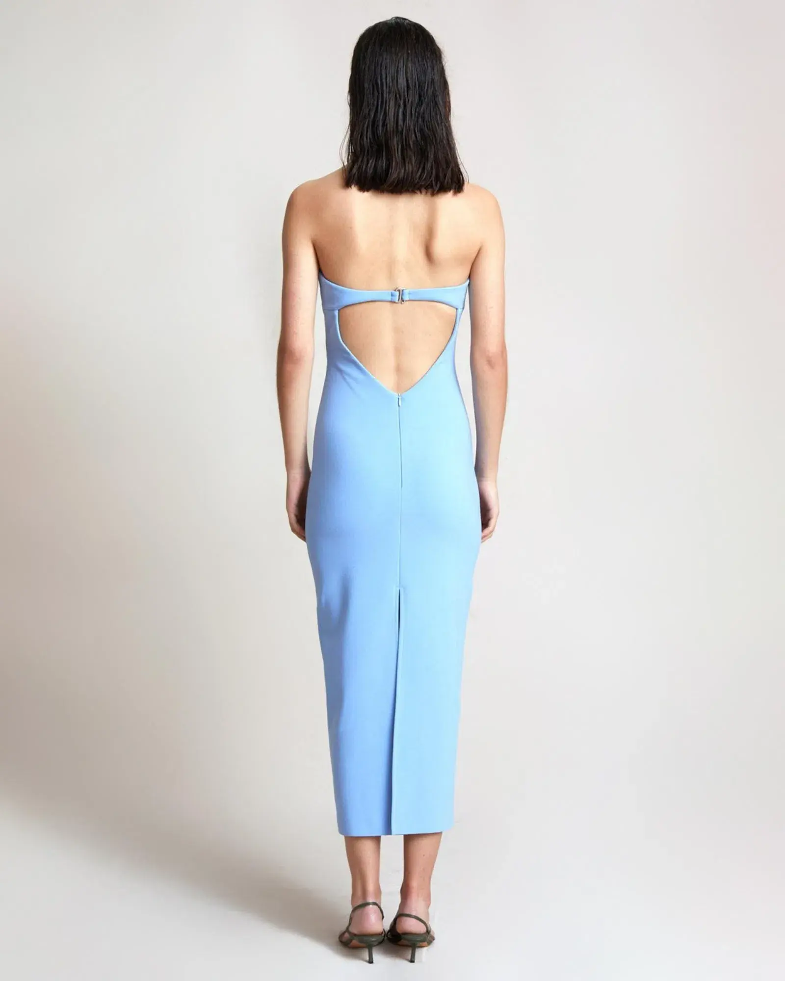Bec and Bridge Noa Midi Dress Blue Size AU 6 - Image 2