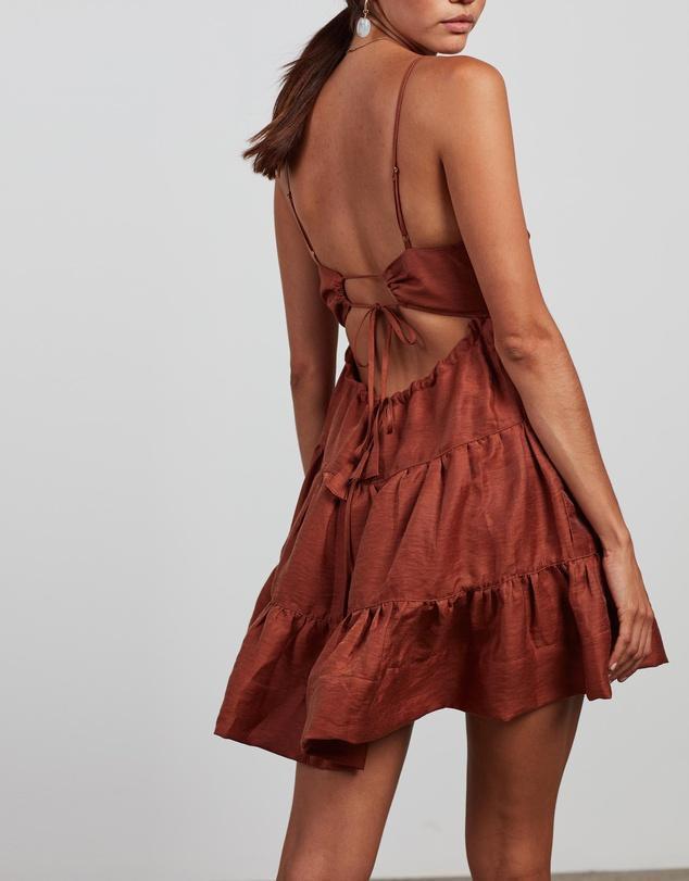 Shona Joy Elsa Tiered Mini Dress Size 10 - Image 3