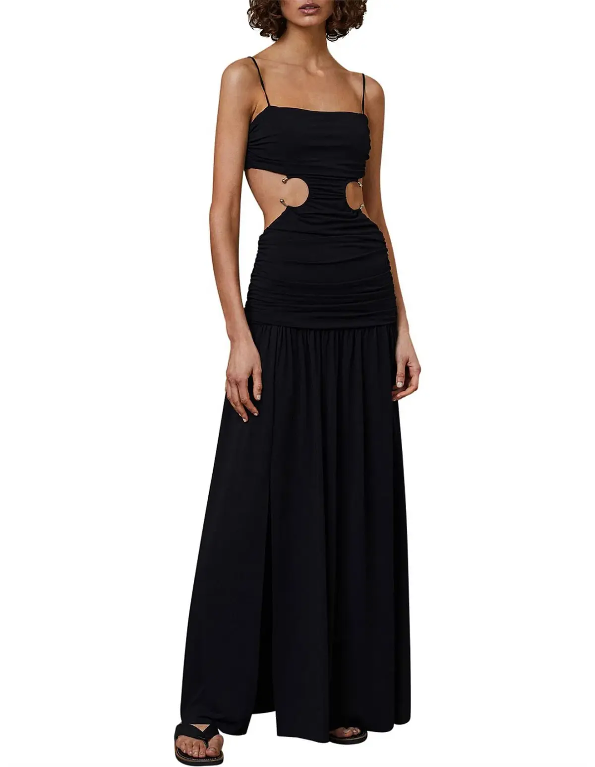 Bec & Bridge Minx Midi Dress Black Size 6 - Image 1