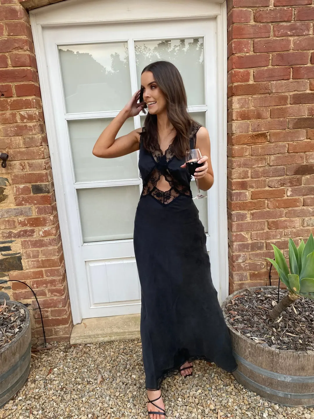 Sir The Label Aries Cutout Dress Black Size 1  for rent on The Volte - main image