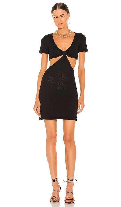 Cult Gaia Billie Knit Dress Black Size Small - Image 1