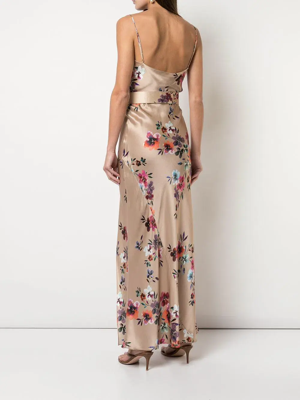 Nicholas Simone Slip Style Silk Dress Print Size 10 - Image 2