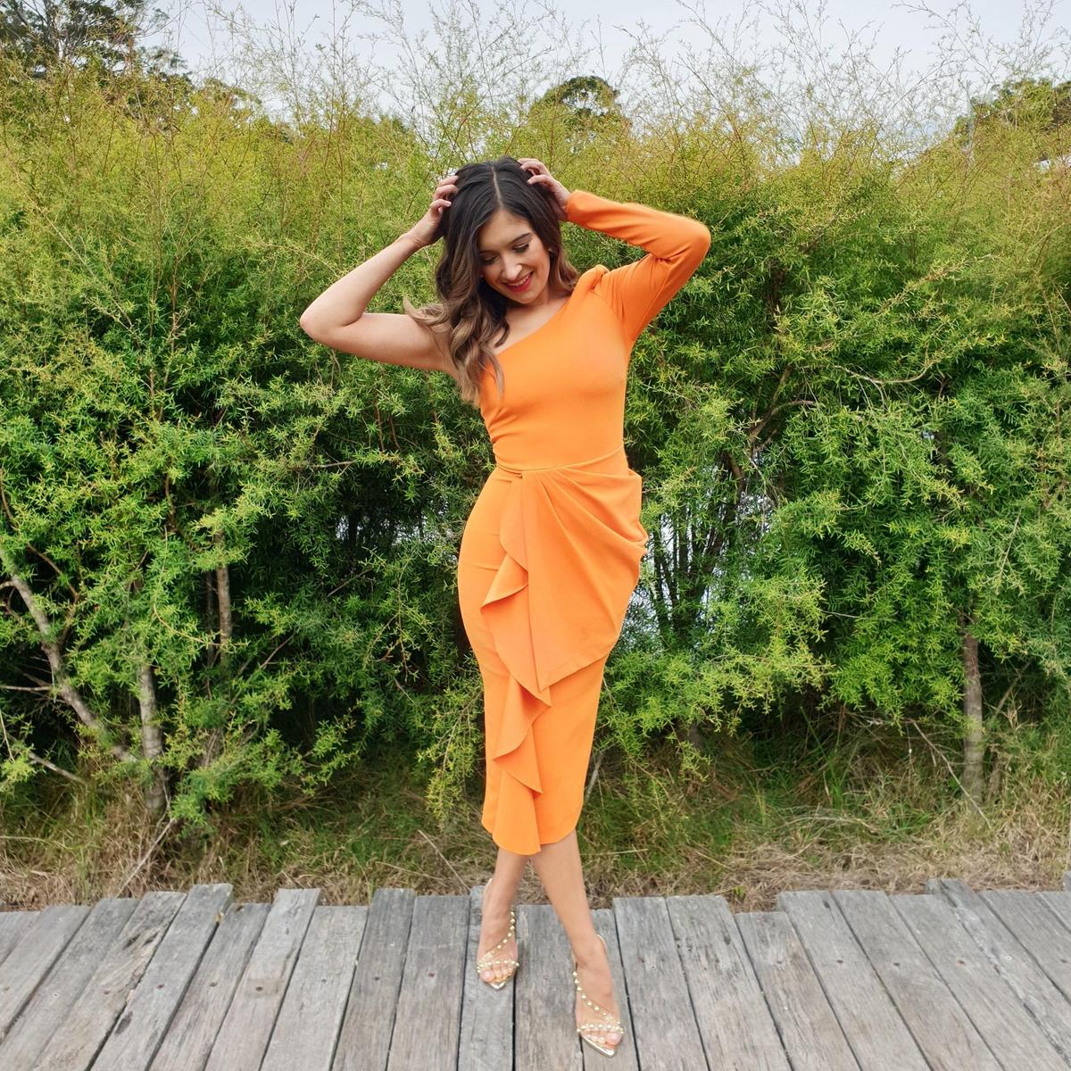 Mossman Follow Me Dress Orange Size 8  - Image 3
