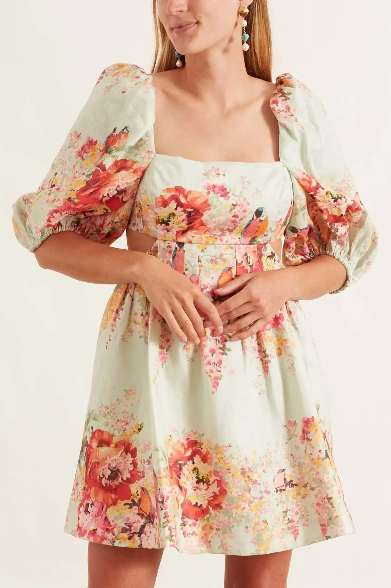 Zimmermann Mae Cut Out Dress Size 0 - Image 1