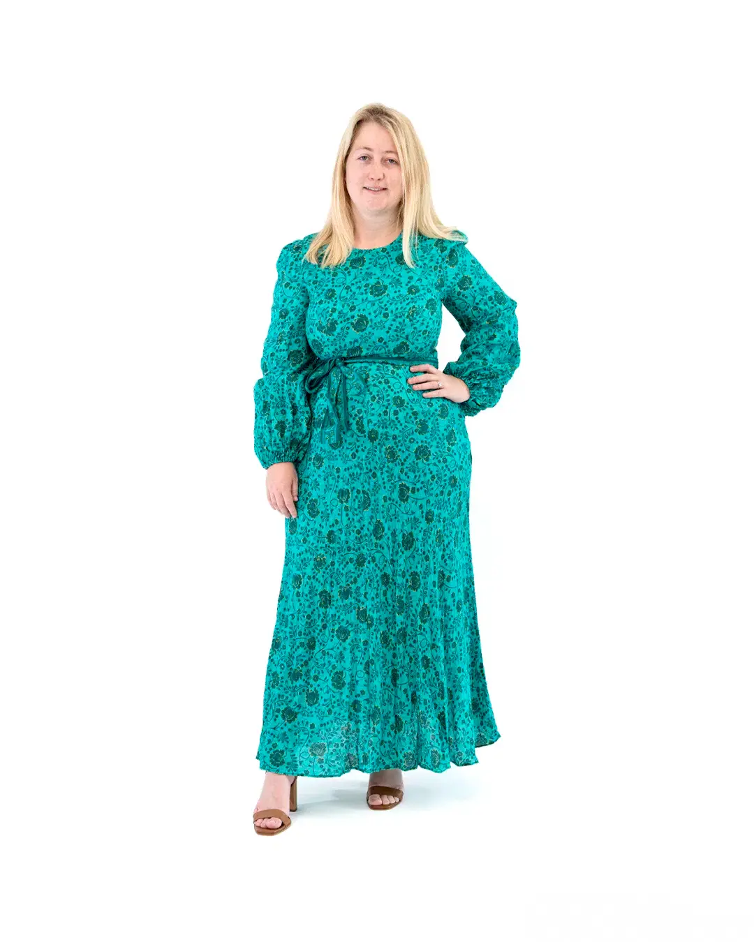 Zimmermann Lulu High Neck Dress Floral Size 14 / 3 for rent on The Volte - main image