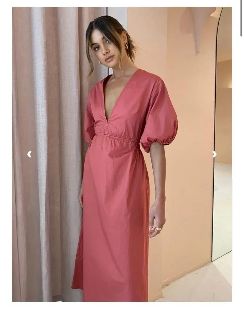 Suboo Rosanna Backless Dress Wine Size 8 - Image 5