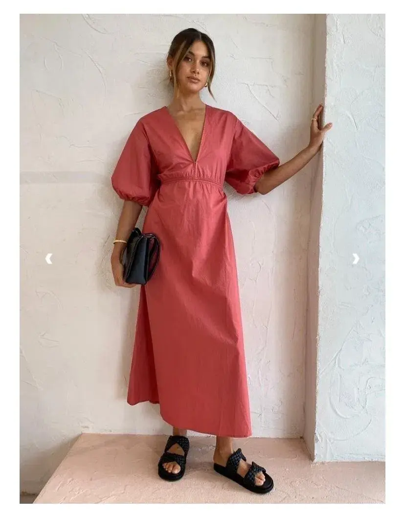 Suboo Rosanna Backless Dress Wine Size 8 - Image 1