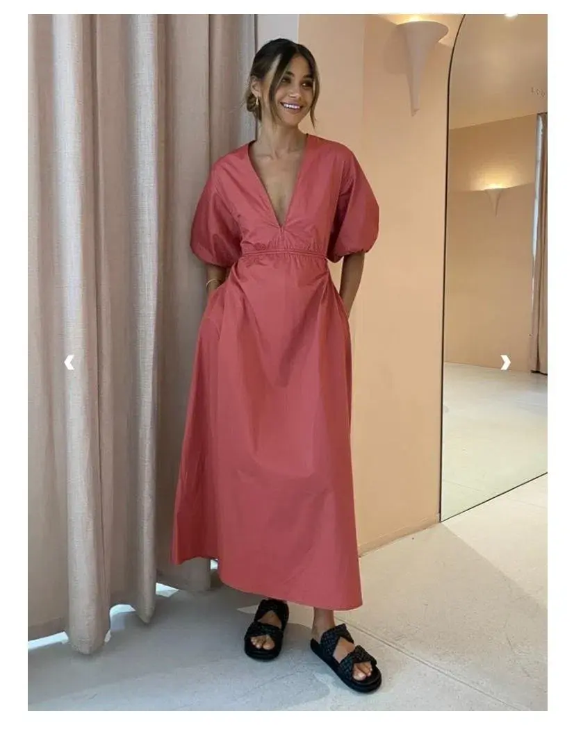 Suboo Rosanna Backless Dress Wine Size 8 - Image 4