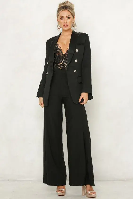 Mossman Sartorial Blazer Black Size 2  for rent on The Volte - main image