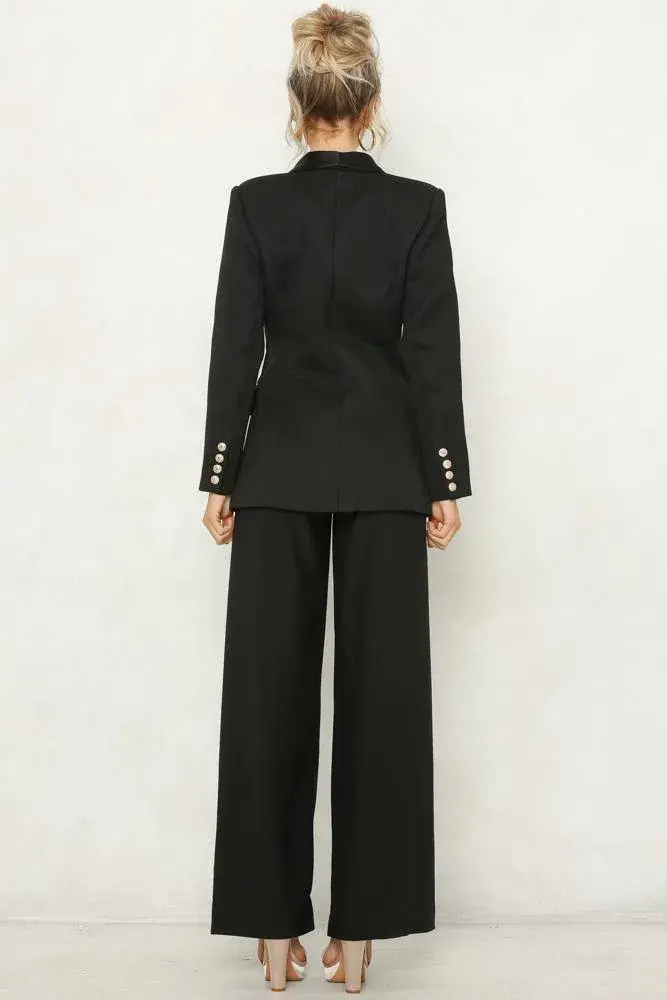 Mossman Sartorial Blazer Black Size 2  for rent on The Volte - main image