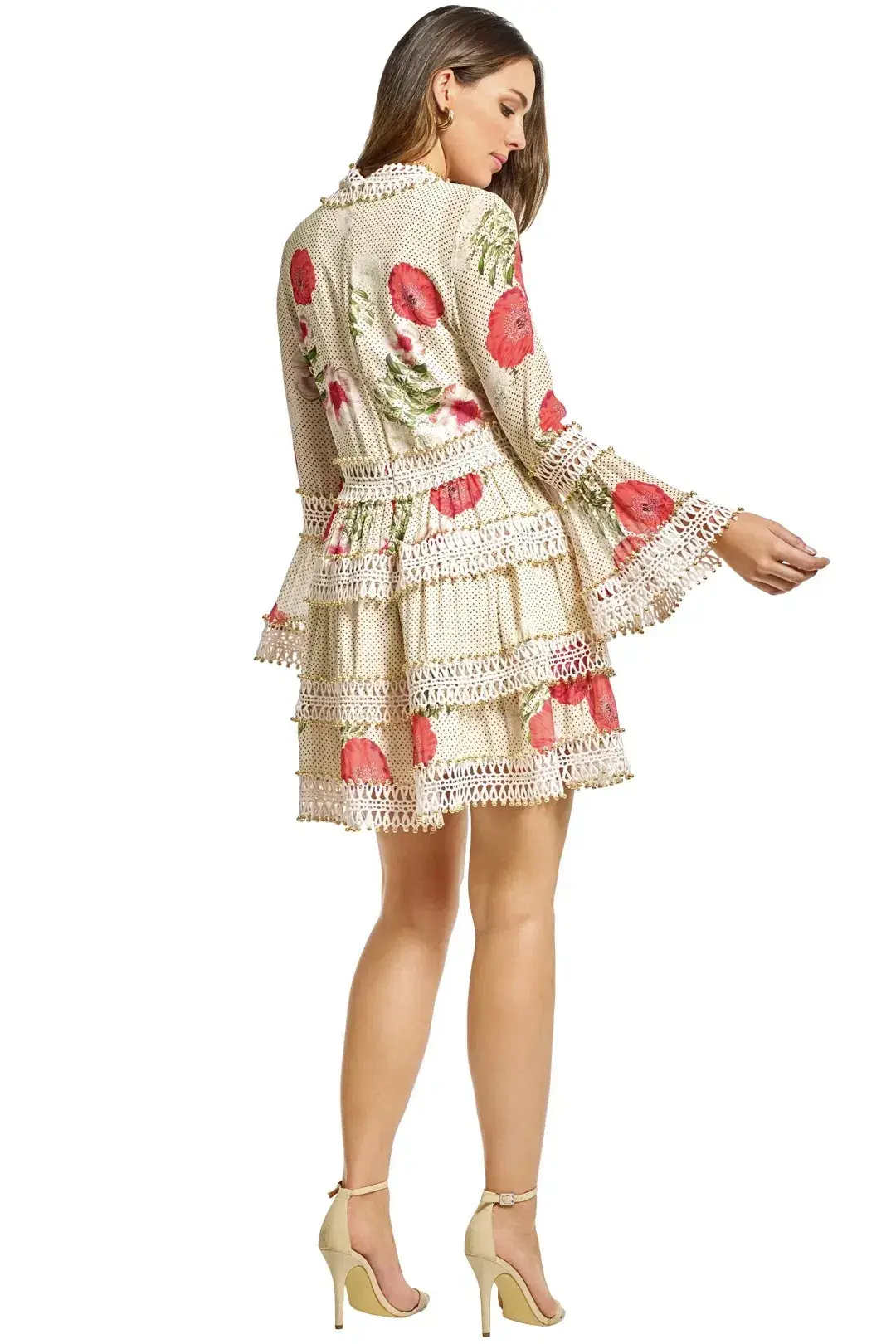Thurley Daisy Chain Mini Dress Print Size 8 - Image 3