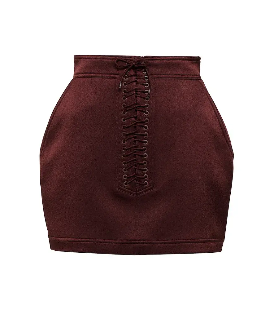 Alex Perry Spence Mini Skirt & Dane Bra Top Set Chocolate Size 8 - Image 5