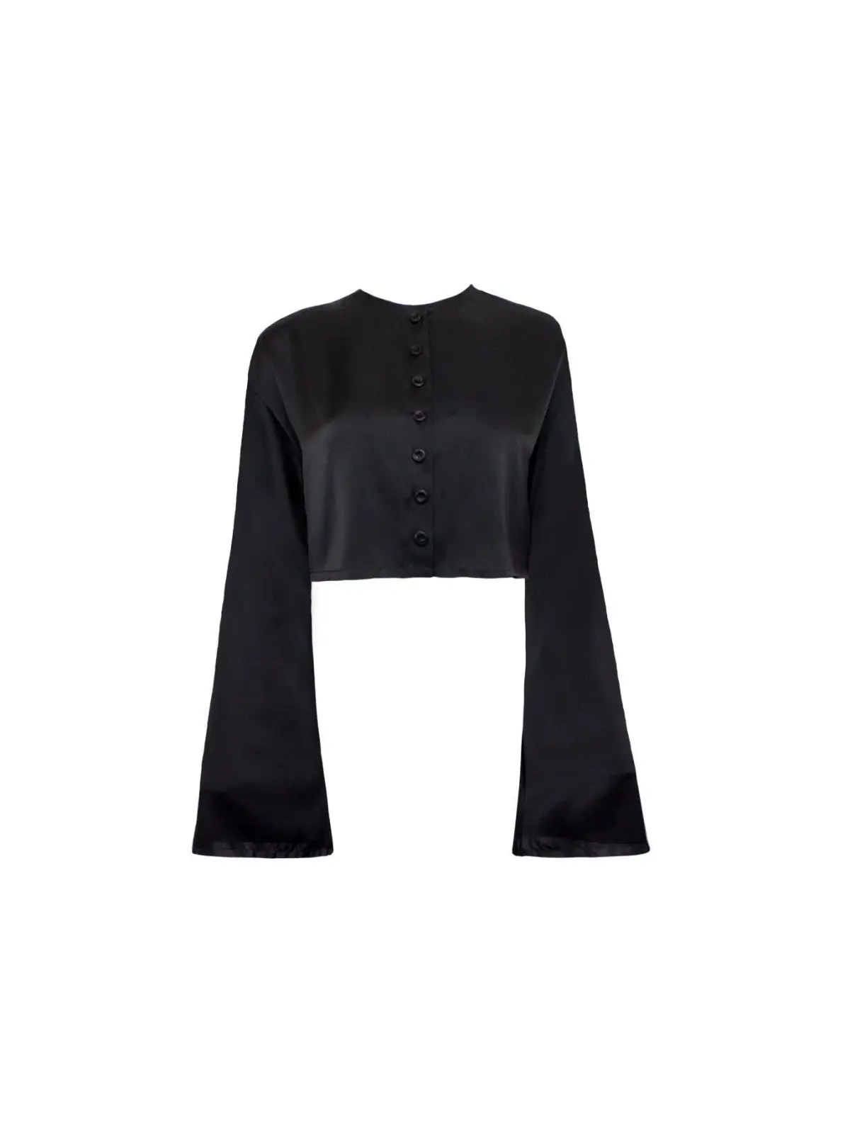 ORSEUND IRIS Ballerina Wrap Skirt & Drop Shoulder Top Set, Black - Image 5