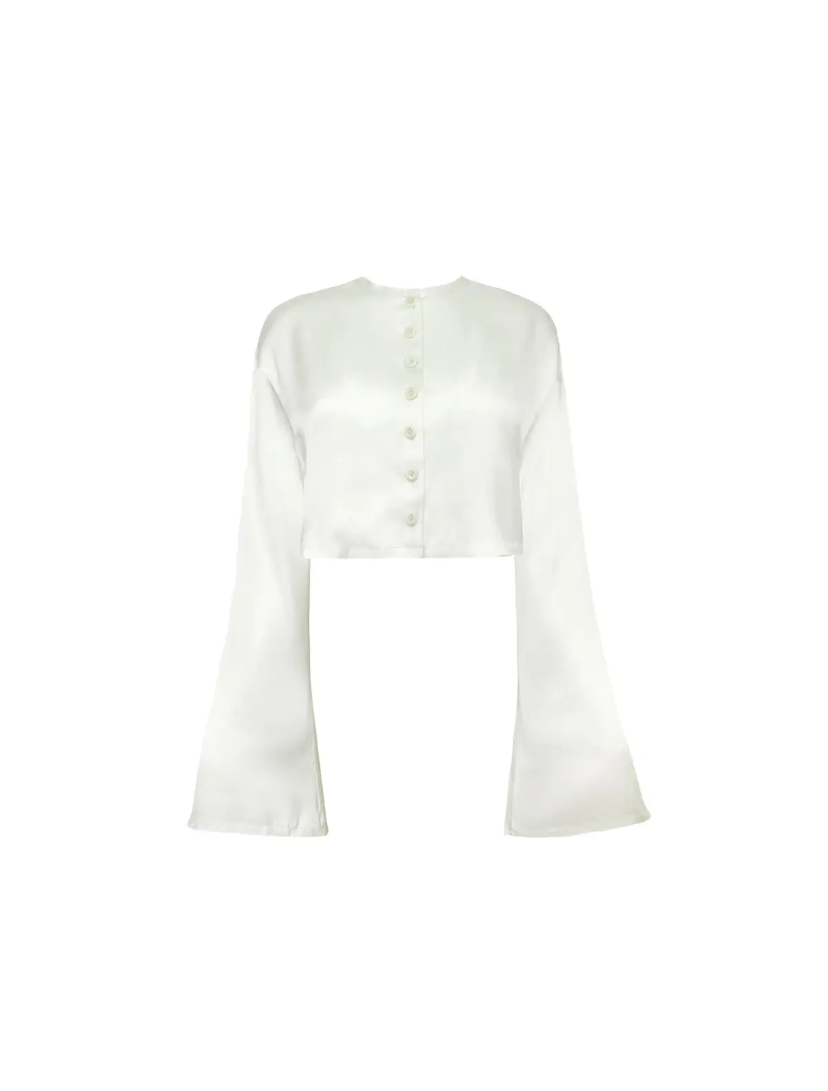 ORSEUND IRIS Ballerina Wrap Skirt & Drop Shoulder Top Set, Ivory - Image 6
