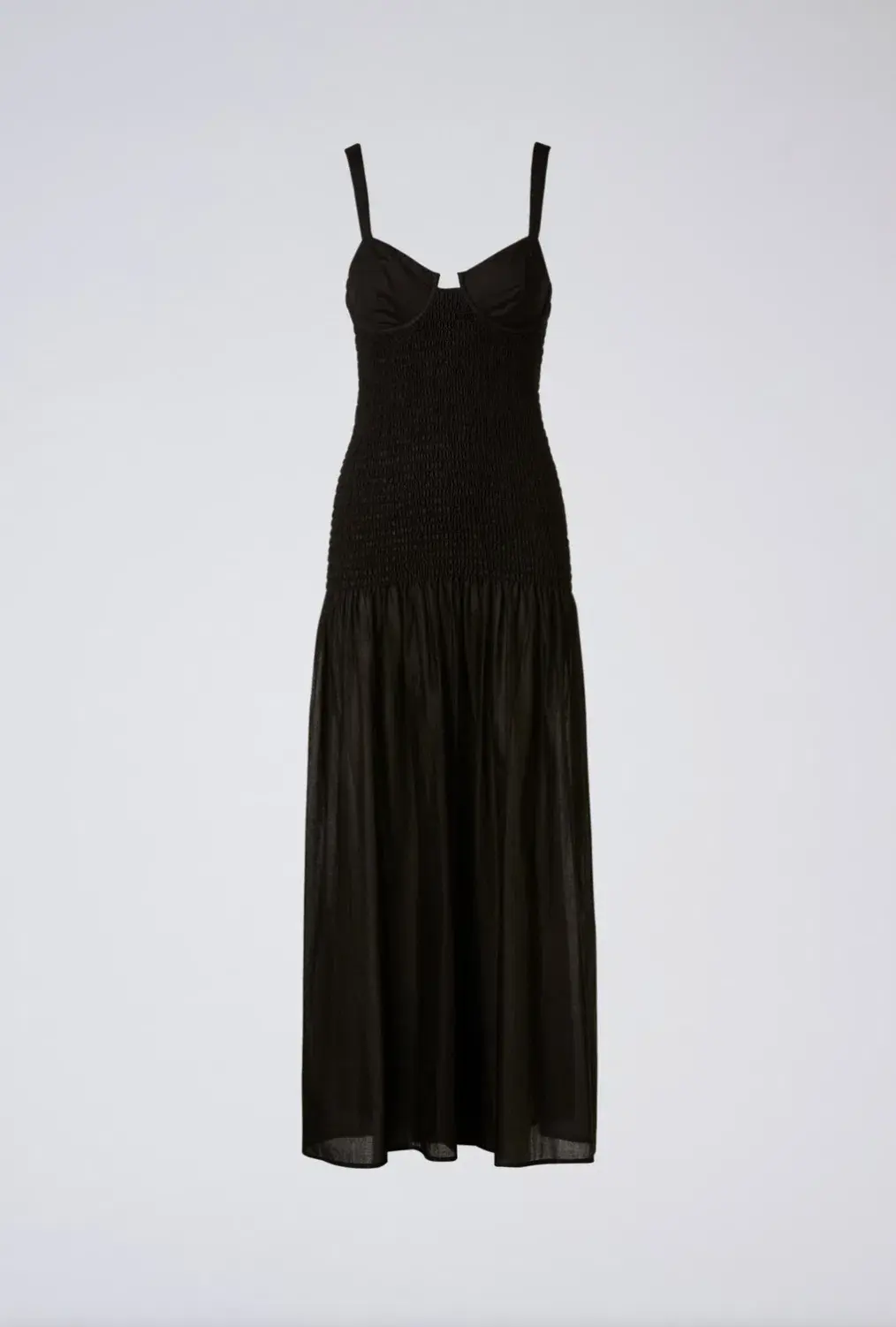 Scanlan Theodore Black Cotton Bralette Dress Size 8 - Image 7