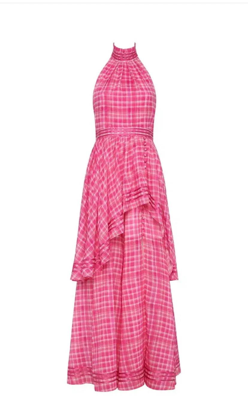 Aje Bungalow Sienna Dress Pink Size 6 - Image 4