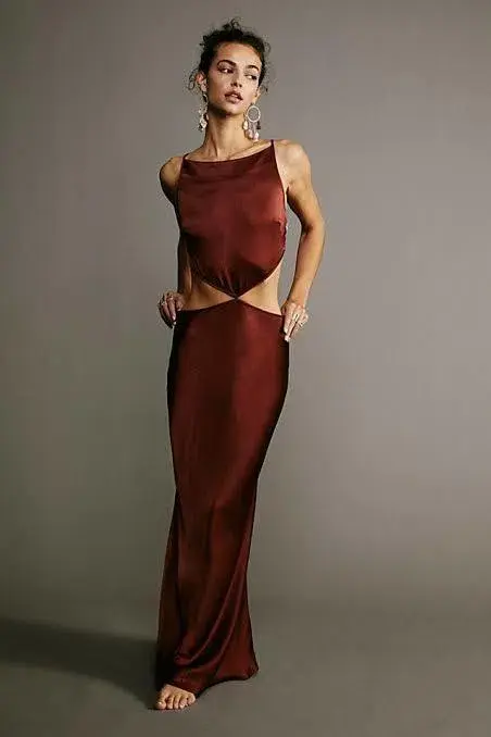 Bec & Bridge Midi Dress Red Size 8 - Image 2