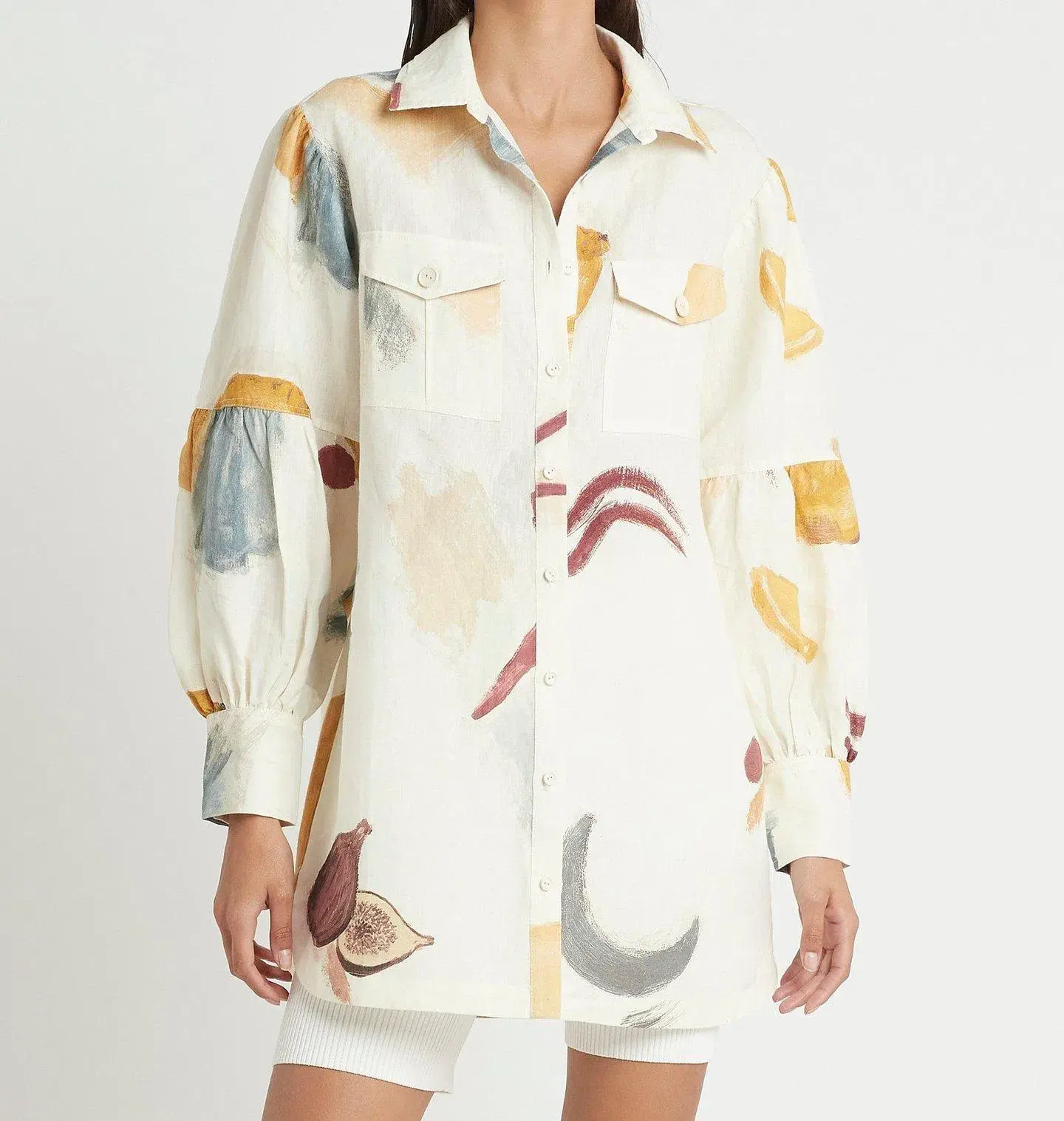 Sir The Label Martine Shirt Dress - PRINT Size 6/0 - Image 1