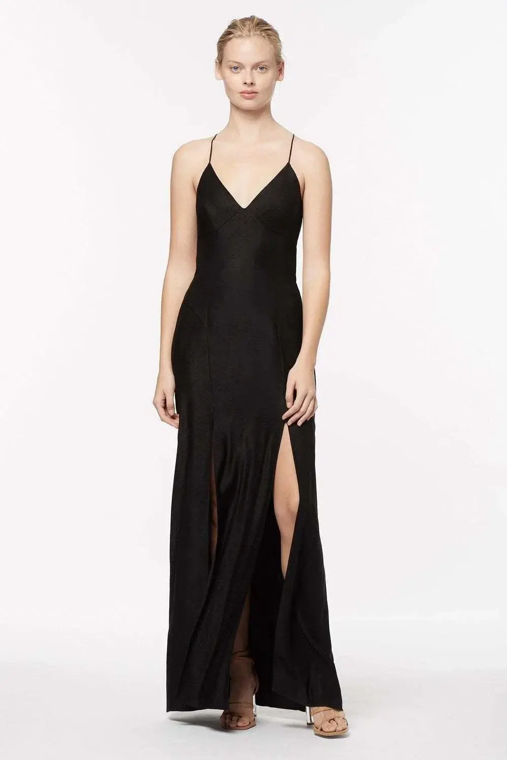 Manning Cartell Facetime Slip Midi Dress Black Size 4 - Image 1