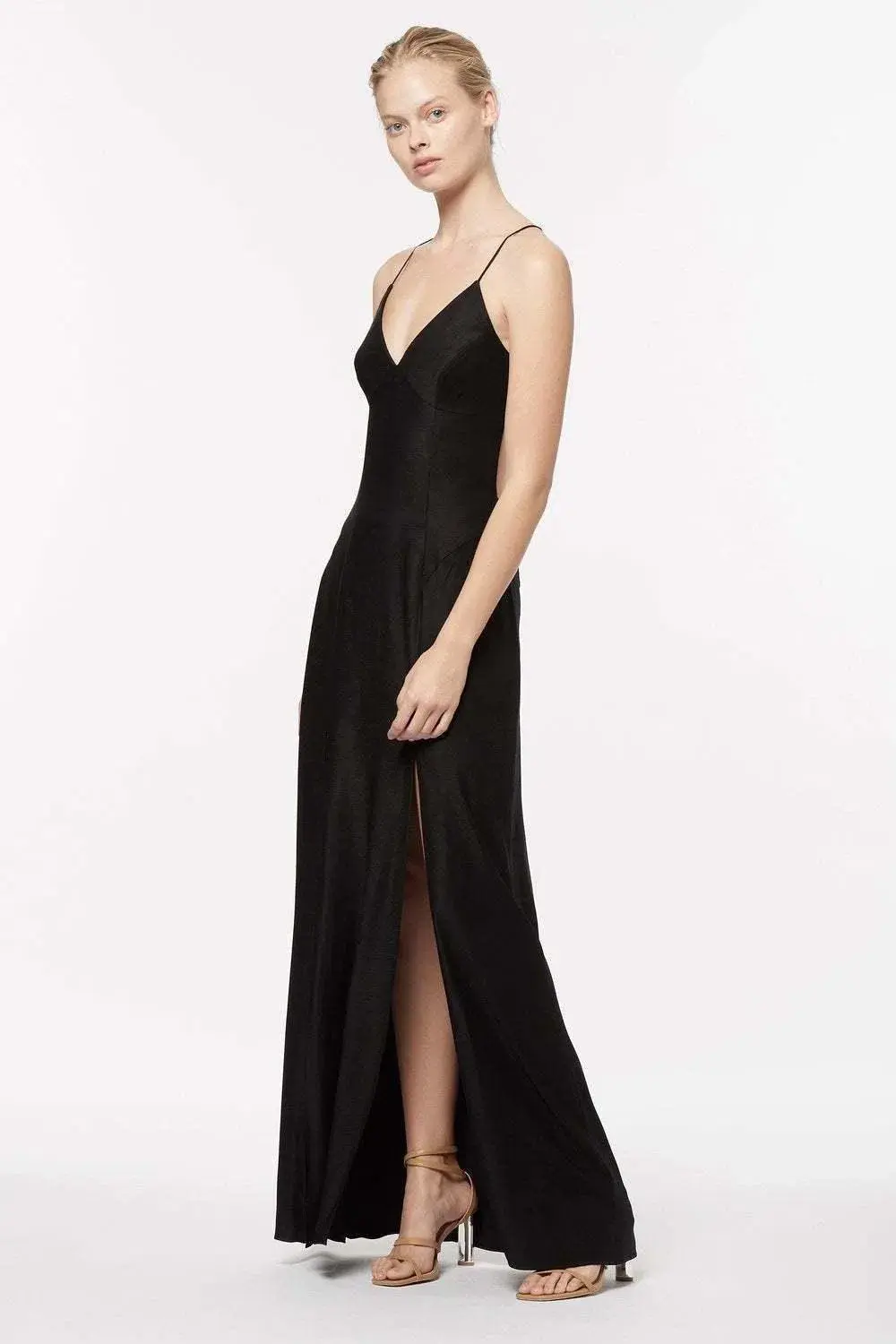Manning Cartell Facetime Slip Midi Dress Black Size 4 - Image 2