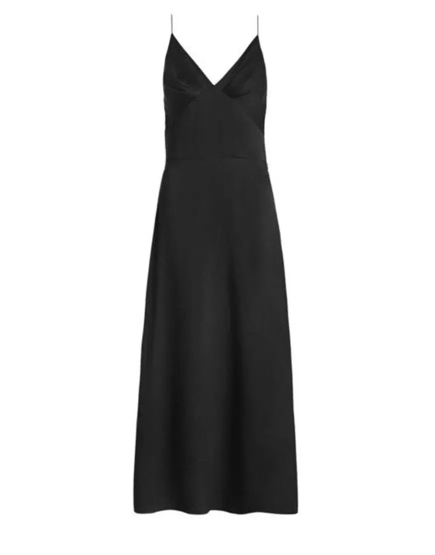 Zimmermann sueded tuck dress black 8  for rent on The Volte - main image