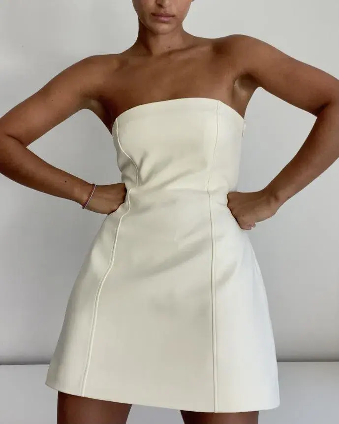 SIR. The Label - Macro Strapless Mini Dress Size 6 - Image 8