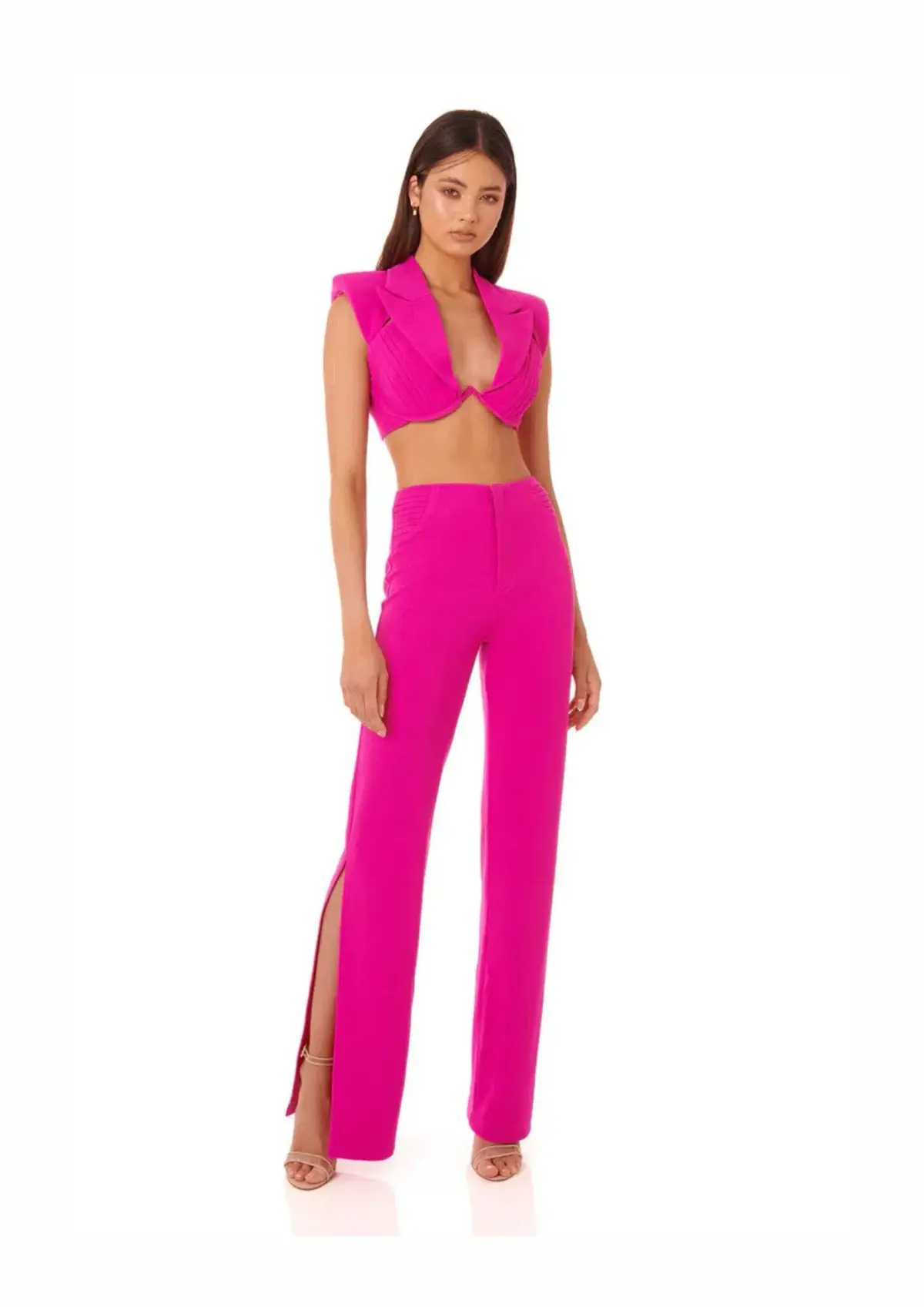 Eliyah the label Tyra Top and Blake Pants Set Fuchsia Pink Size AU 8 - Image 1
