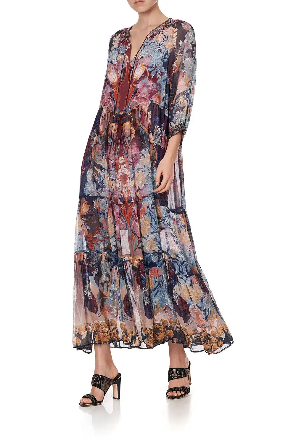 Camilla Nouveau Nights Long Gathered Panel Dress Size XXL - Image 2