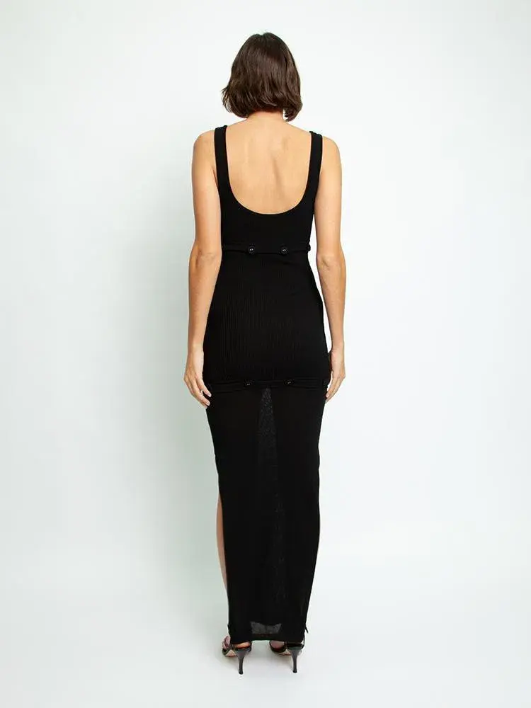 christopher esber deconstructed tank dress in black for rent on The Volte - main image