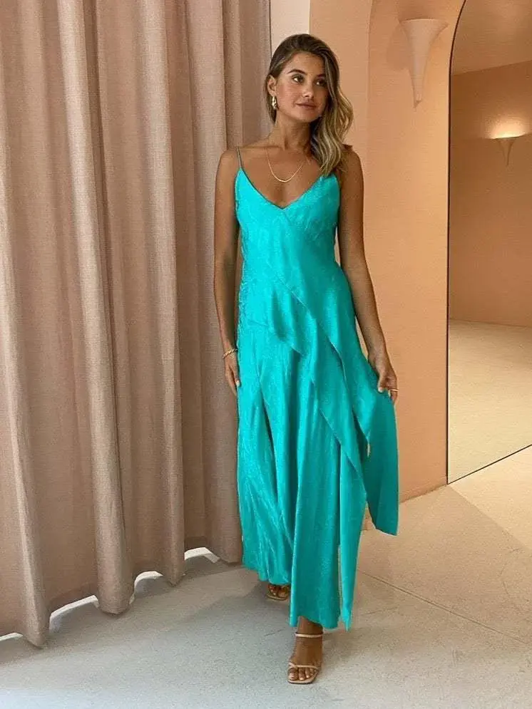 Acler Godwick Dress in Electric Green Size 6 - Image 1