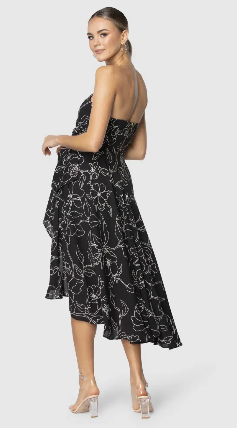 Pilgrim Black Carly dress Size 8 for rent on The Volte - main image