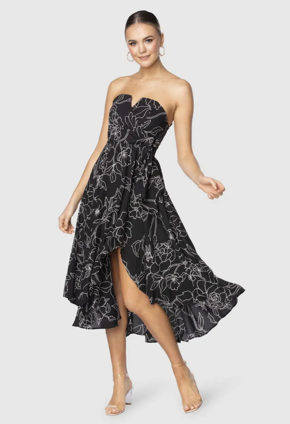 Pilgrim Black Carly dress Size 8 - Image 1