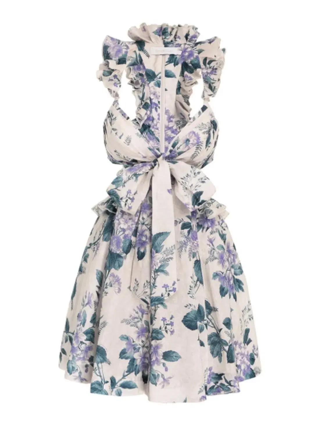 Zimmermann Cassia Ruffle Mini Dress - Image 3