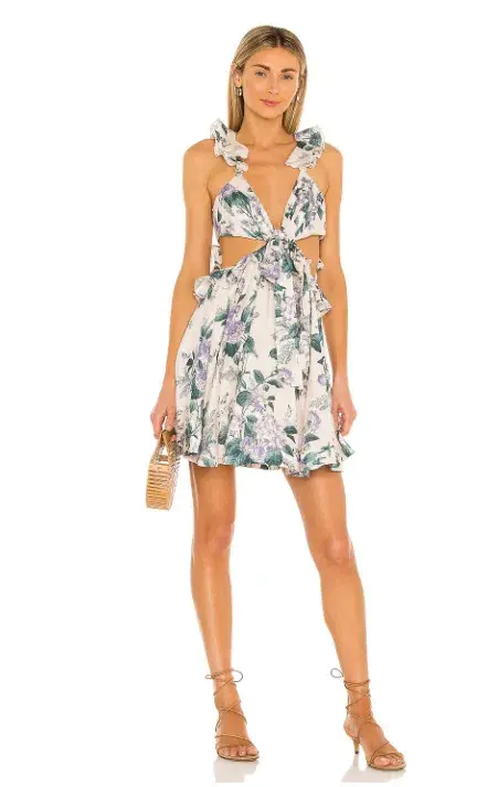 Zimmermann Cassia Ruffle Mini Dress - Image 1