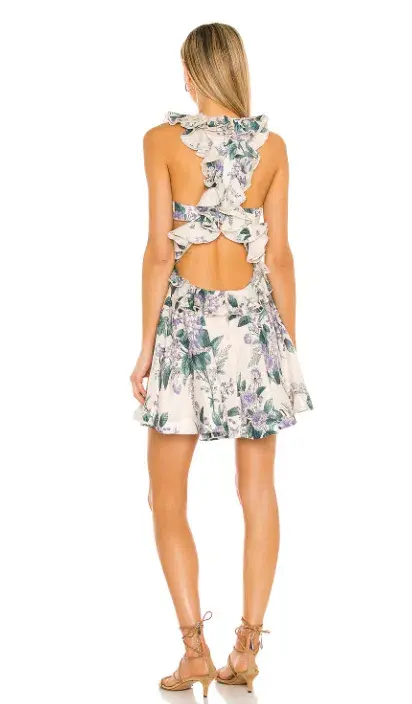 Zimmermann Cassia Ruffle Mini Dress - Image 2