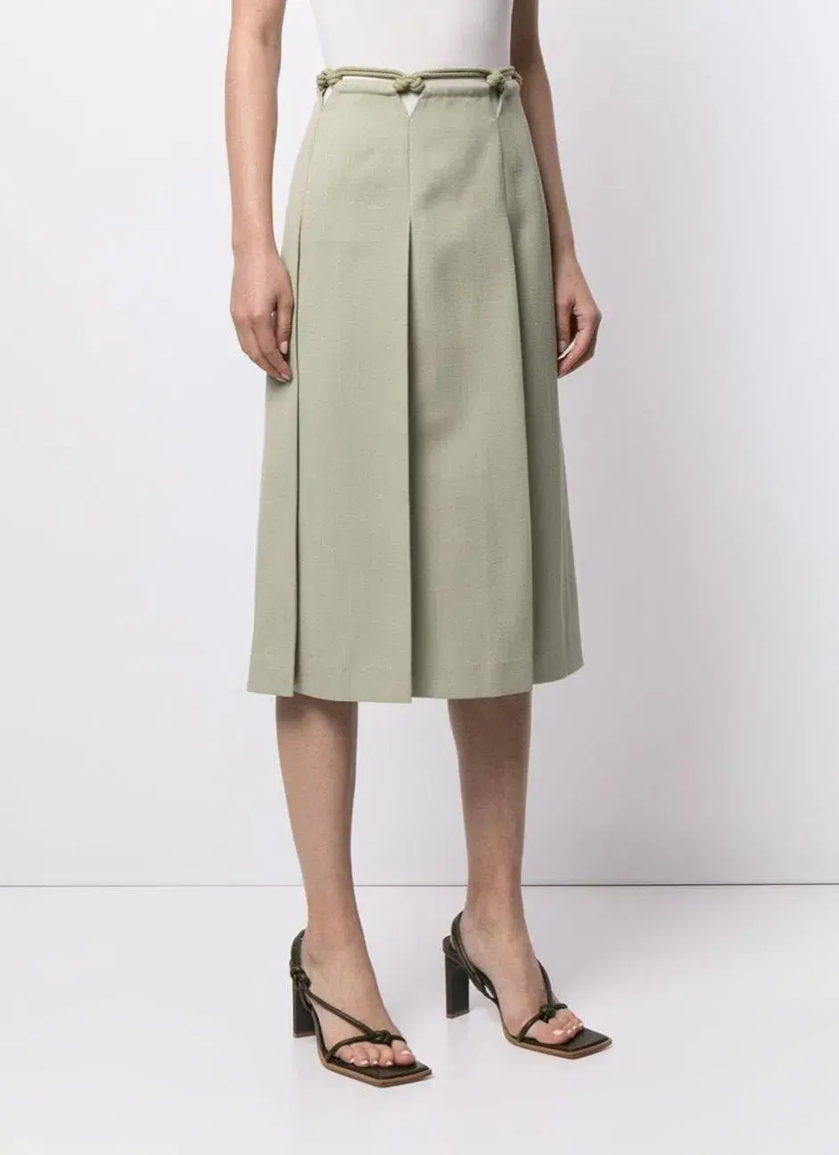 Dion Lee Macrame Split Skirt - Image 1