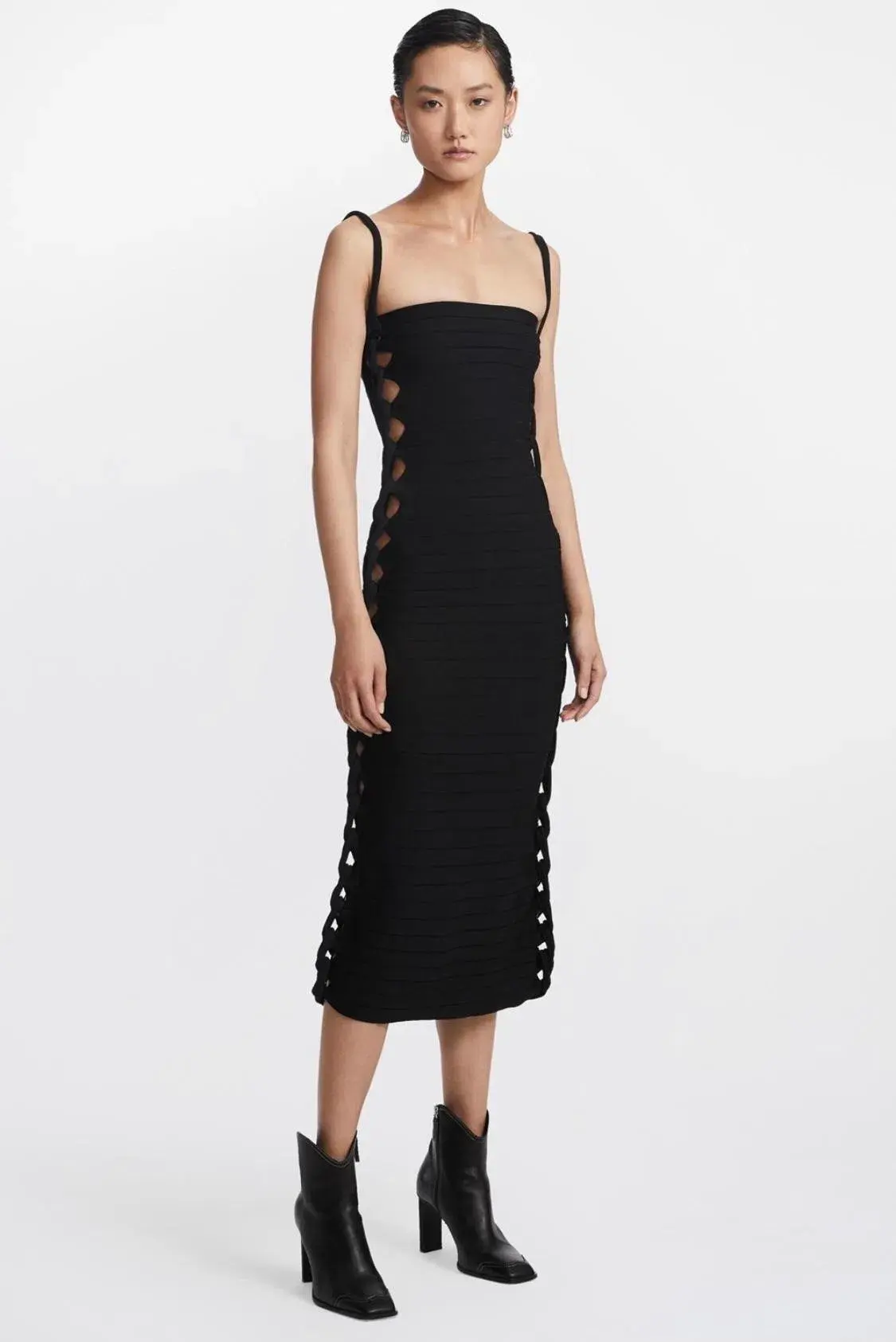 Dion Lee Mirror Braid Strap Dress - Image 1