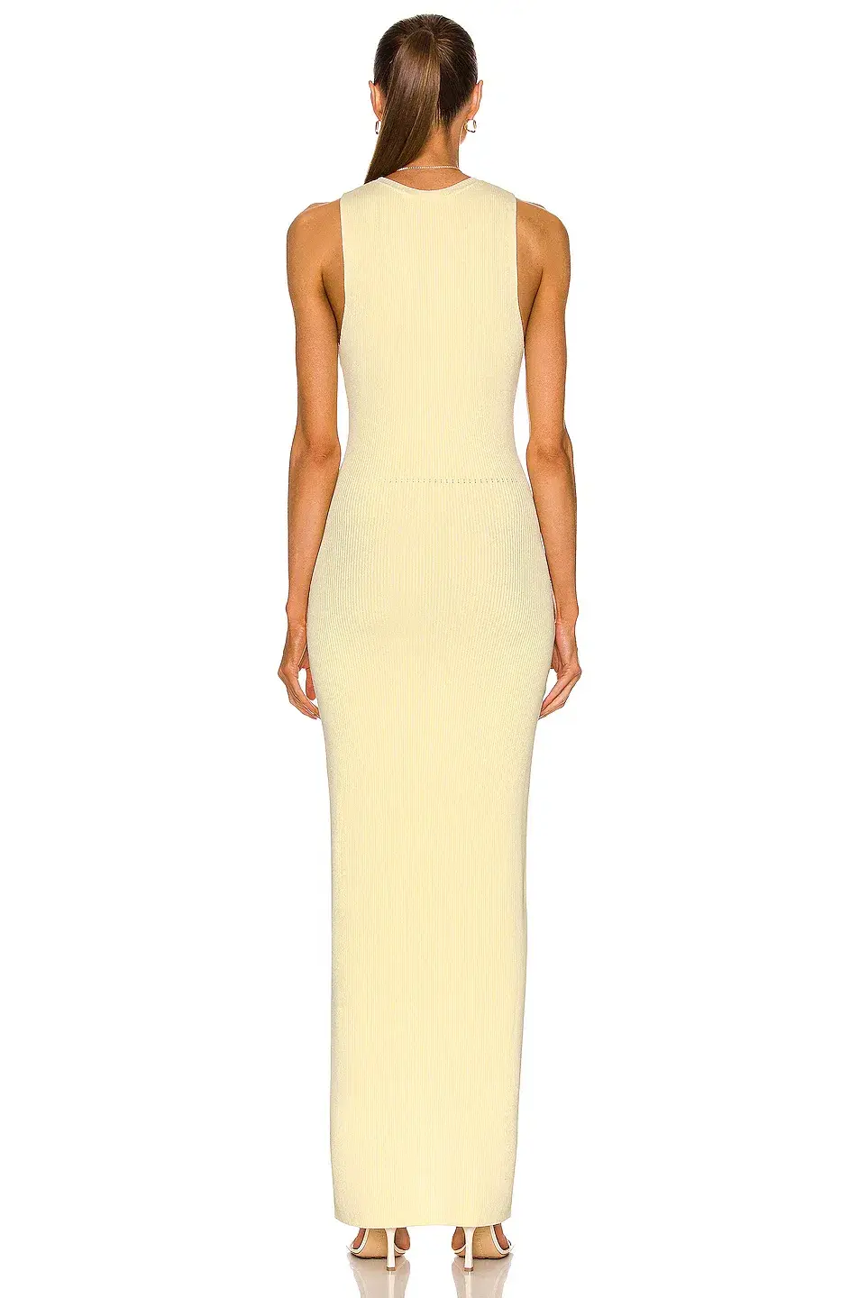 Sir The Label Kelvin Draped Dress Yellow Size AU 6 - Image 3