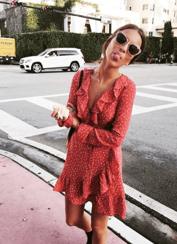 Realisation Par The Alexandra Mini Dress Red Star Size 6 for rent on The Volte - main image