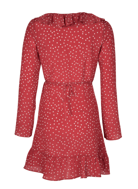 Realisation Par The Alexandra Mini Dress Red Star Size 6 for rent on The Volte - main image