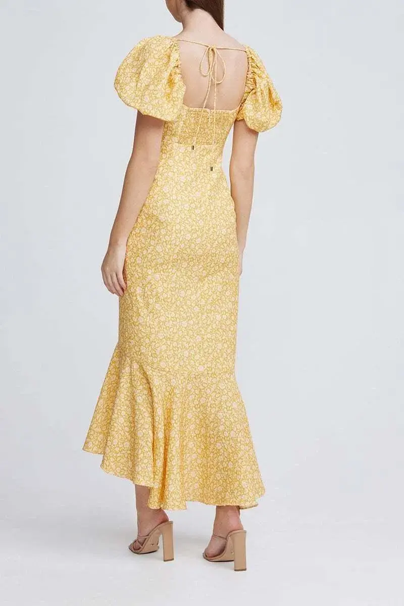 SIGNIFICANT OTHER JACINTA DRESS IN CHAMPAGNE PANSY - Image 2