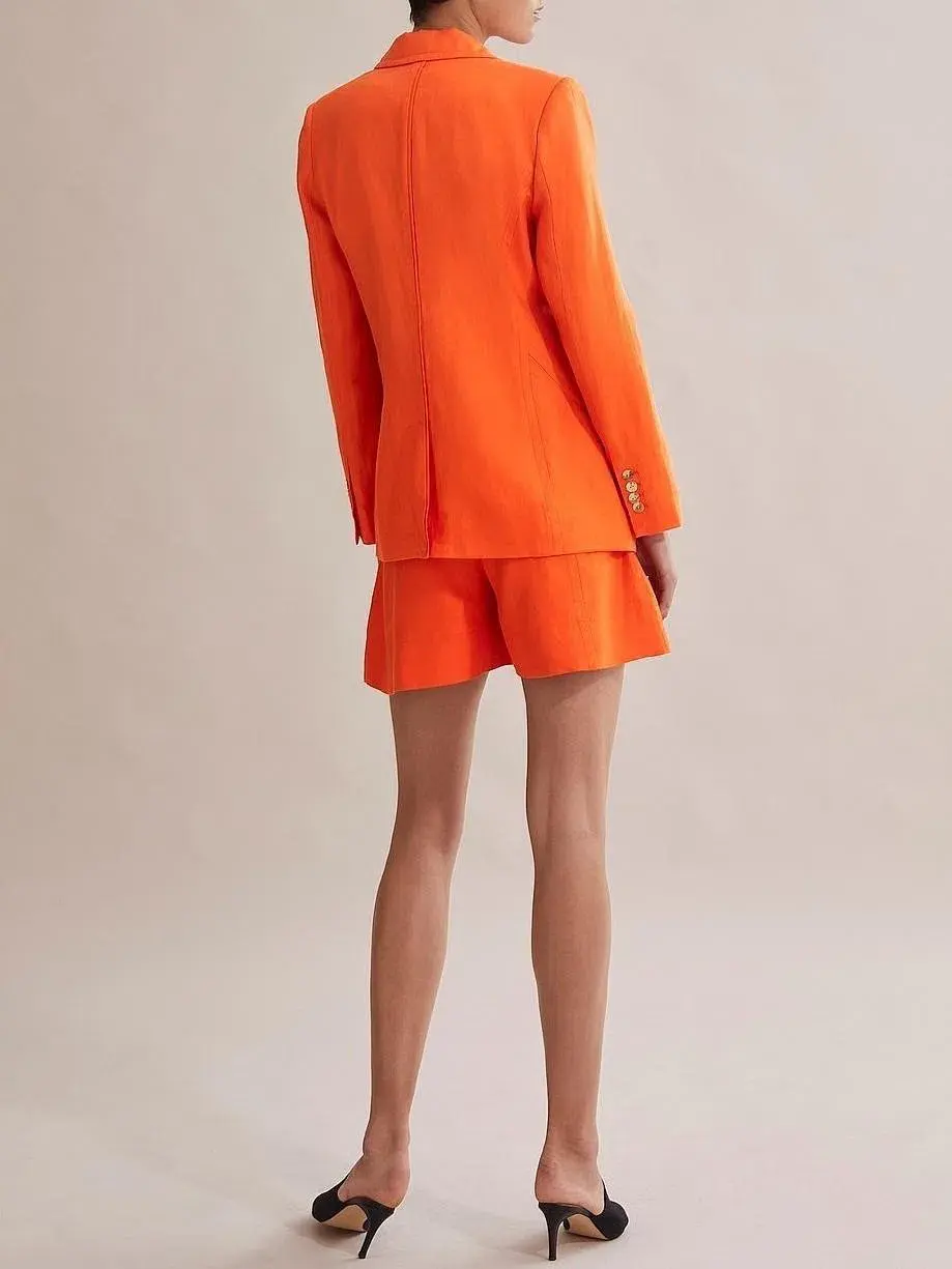 Country Road Orange Short Suit Size 8  - Image 2