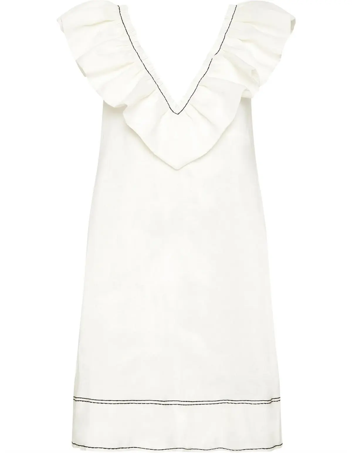 Aje Solitude Sleeveless Mini Dress White Size 10 - Image 5