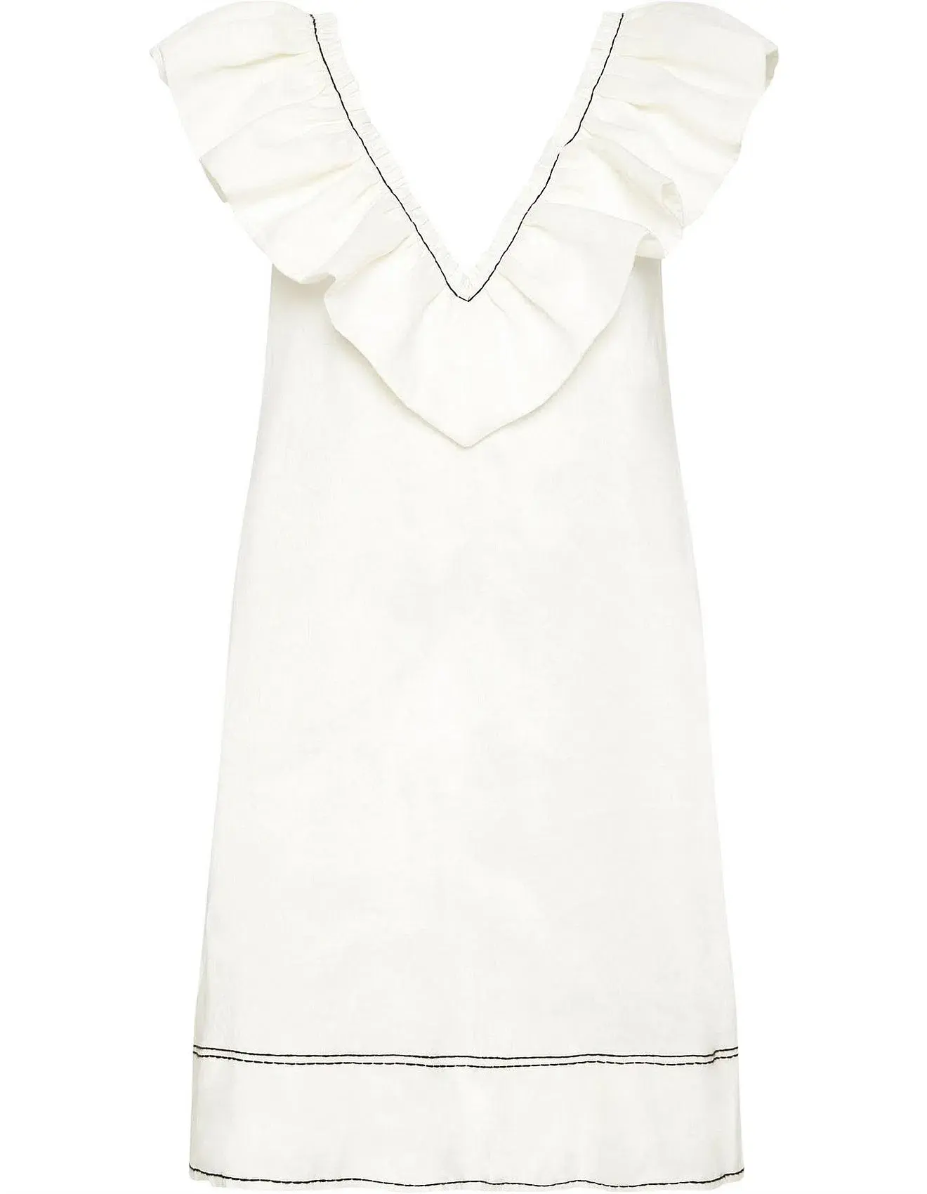 Aje Solitude Sleeveless Mini Dress White Size 10 - Image 5